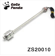 ZS12010 M10* 120mm бак наполнения жидкой воды Сенсор Нержавеющая сталь Поплавковый выключатель нормально закрытый Тип провода линии: 30 см NC