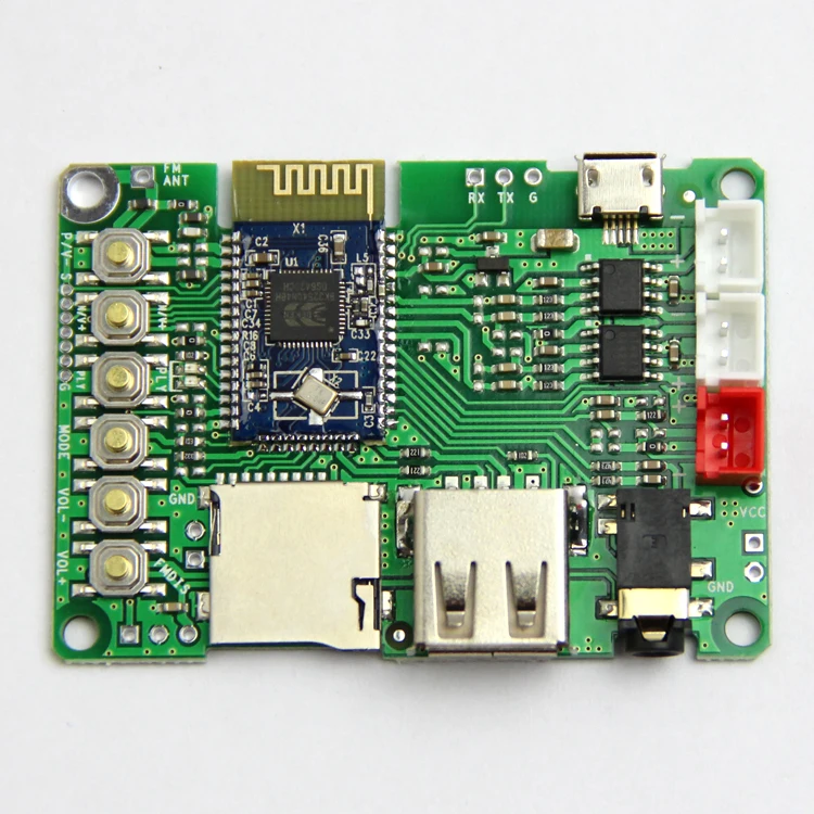 Bluetooth аудио приемник BK3254 V4.1 стерео усилитель мощности плата FM TF USB ИК пульт