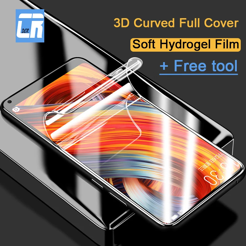 Мягкая Гидрогелевая Защитная пленка с закругленными краями 3D для Xiaomi 6 6X 8 SE MIX 2 2s