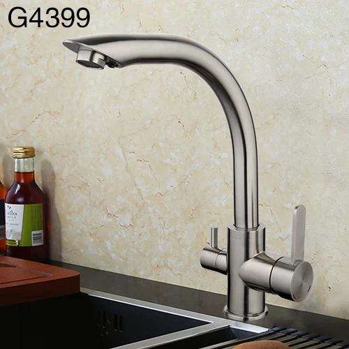 G4399 GAPPO фильтр для воды кран кухонный смеситель для воды torneira кухонный кран для раковины кран из нержавеющей стали кран для кухни кран для воды GA4399/1 - Цвет: G4399