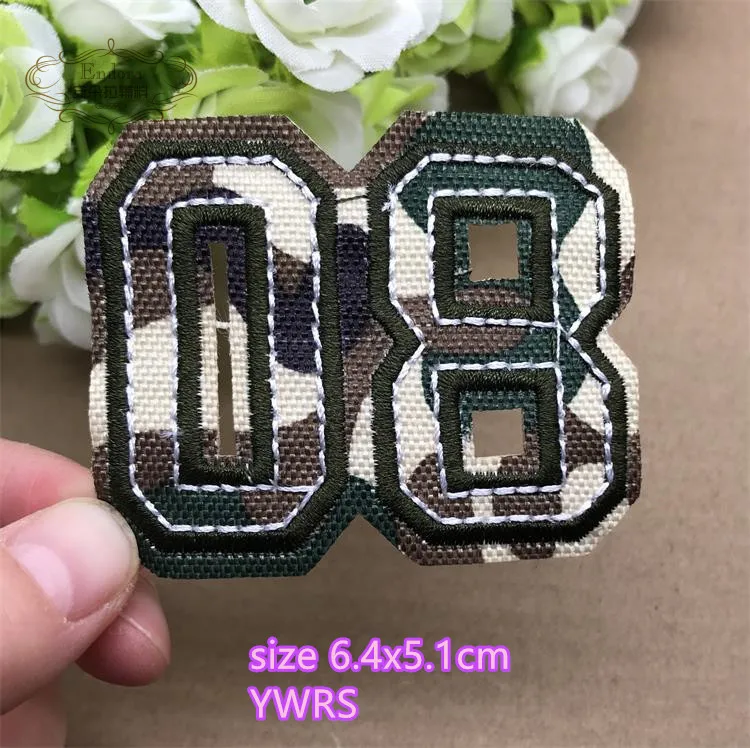 Бесплатная доставка 10 шт. популярные значки зеленого цвета с вышивкой аппликация