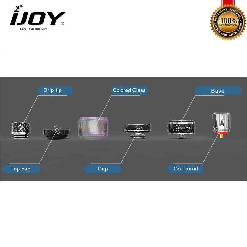 100% оригинал IJOY Алмазный детский Vape бак для капитана PD270 небольшой бокс мод 4 мл