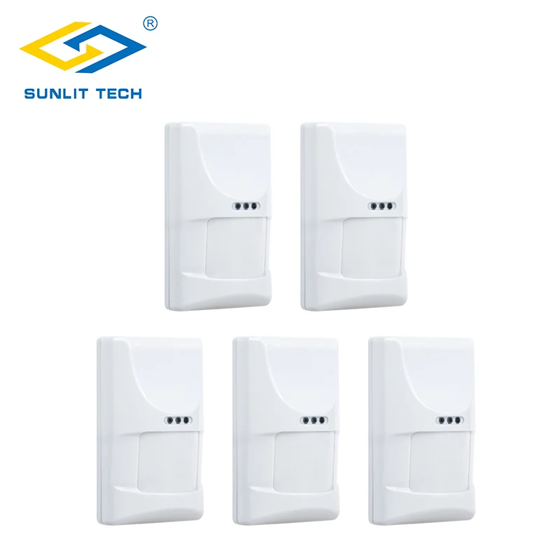 

5pcs Wireless PIR Sensor Pet Immunity Anti-thief Infrared Motion Detector for 433MHz WIFI/GSM PSTN Home Burglar Alarm Systems