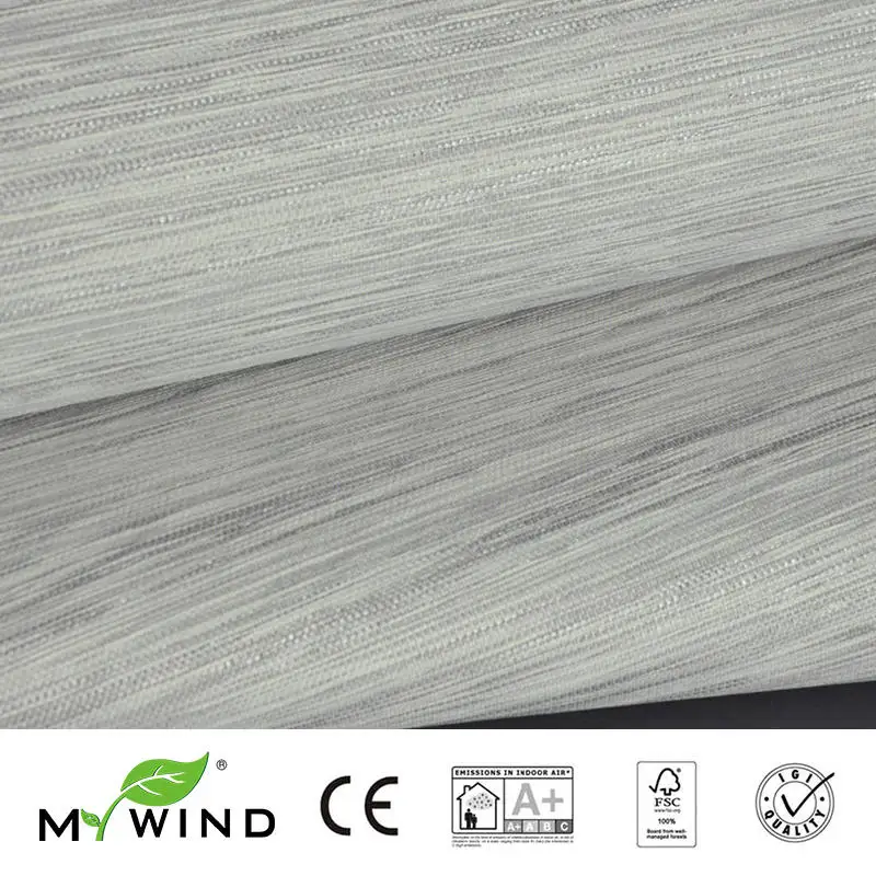 2019 MY WIND серая Grasscloth настенная бумага s 3D плетеная дизайнерская в рулоне Роскошный