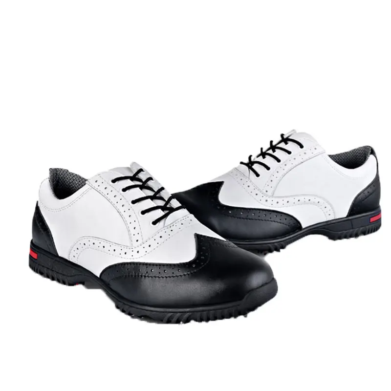 Мужские туфли для гольфа в стиле броги Pgm кожаные дышащие кроссовки обувь