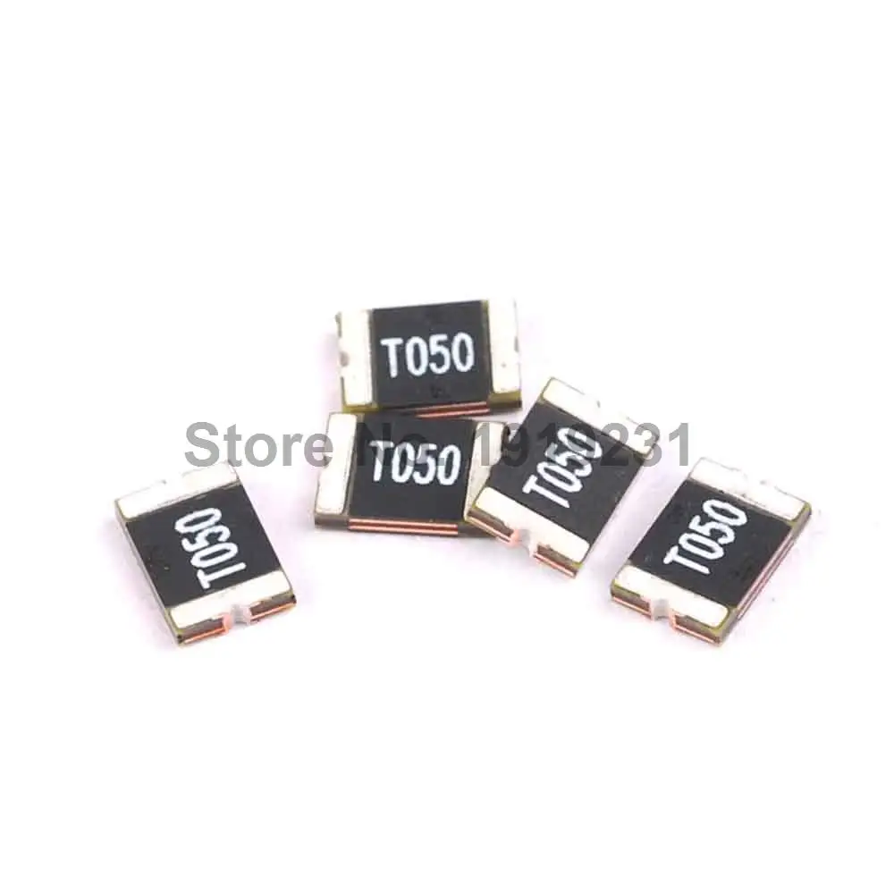 20 шт 1812 SMD Восстановленный предохранитель PPTC 15В 0.5A Самовосстанавливающиеся
