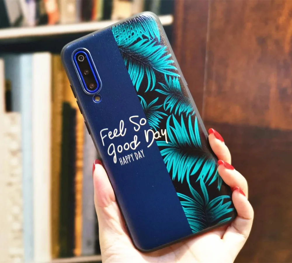 Для Samsung Galaxy A7 2018 силиконовый чехол 3d мягкий рельеф ТПУ с рисунком serise для