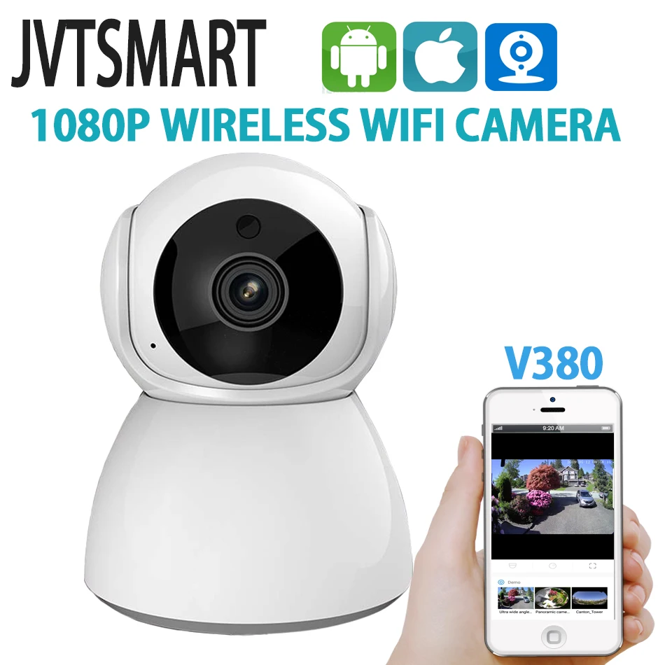 Jvtsmart 1080P Wifi IP камера беспроводная домашняя Безопасность наблюдения PTZ wifi CCTV v380