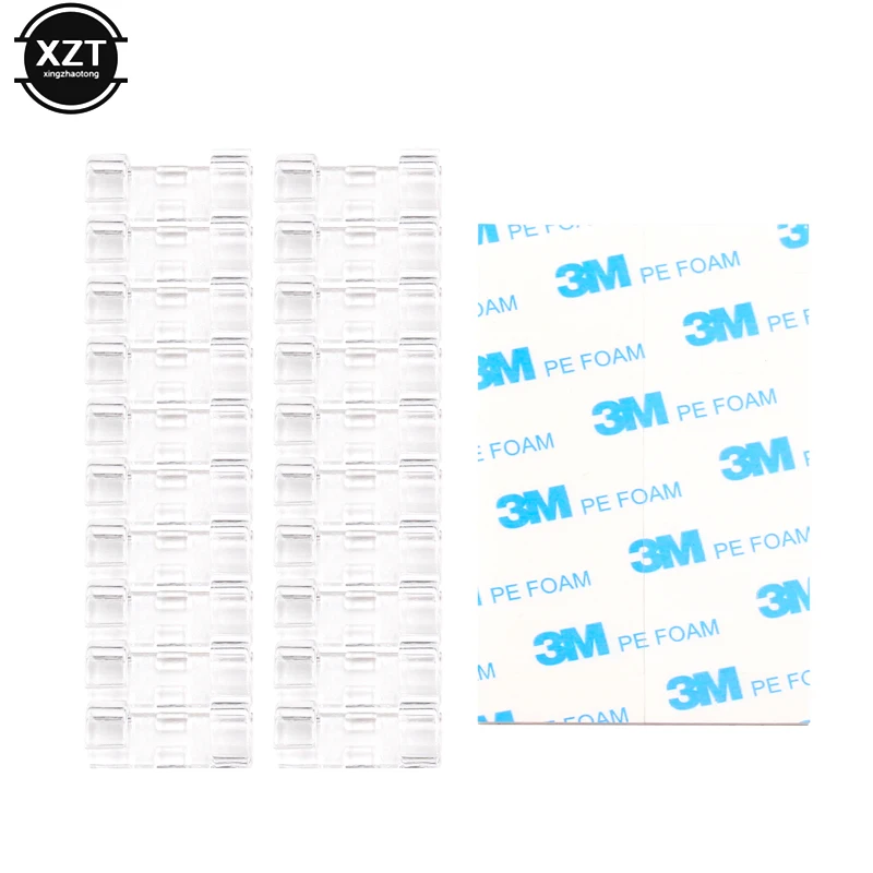 20 шт. настольный держатель для наушников с застежкой|Органайзеры кабеля| |