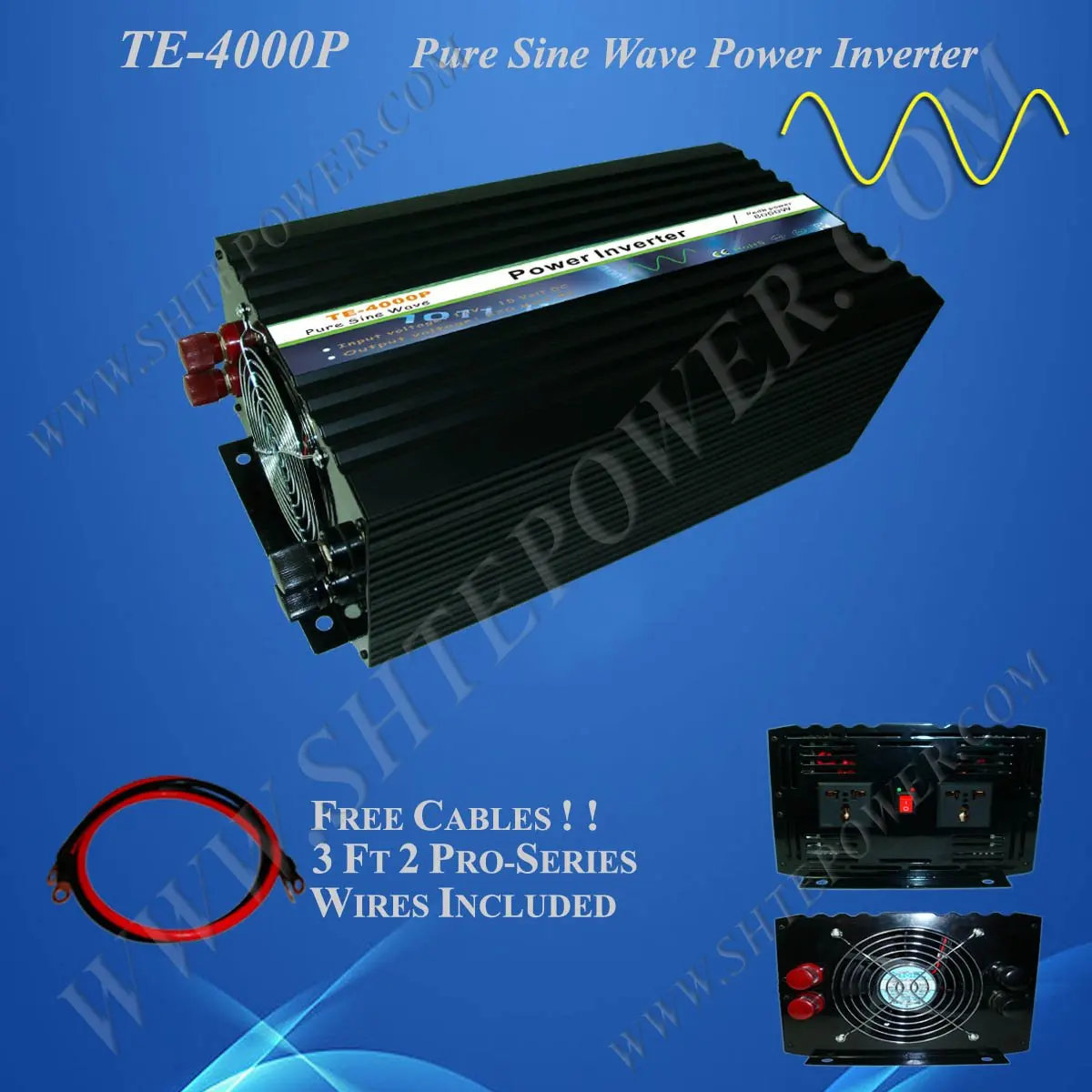 

4KW/4000watts 12v/24v off-grid single-phase sine wave inverter