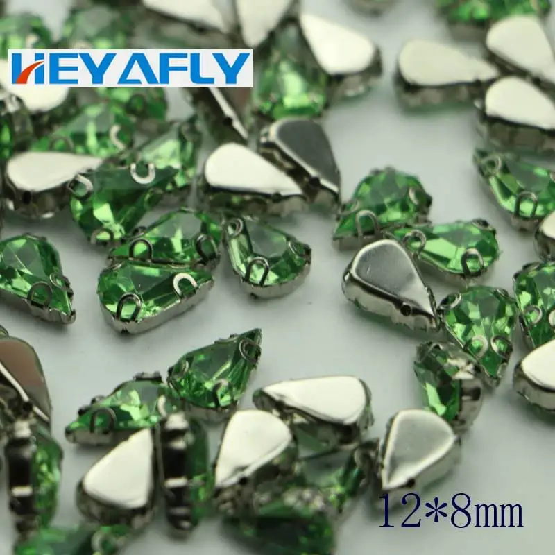 Water drop 240PCS 50 г зеленый DIY Ручное шитье ручка дрель Моделирование ювелирных изделий мешок обуви декоративный материал аксессуары для одежды - Цвет: Water drop 240PCS