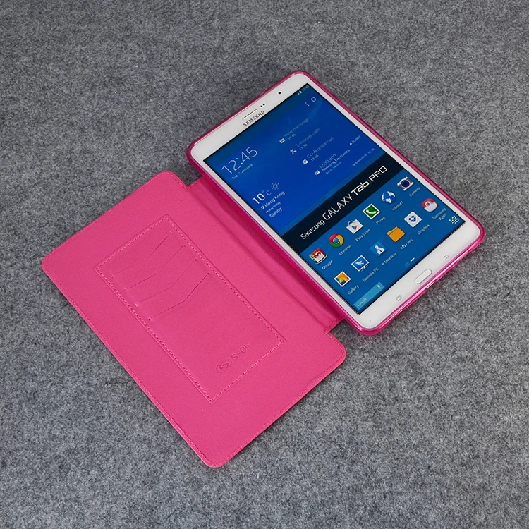 Чехол-книжка из искусственной кожи для samsung Galaxy Tab Pro 8,4 T320 T321 T325, мягкий роскошный высококачественный чехол из искусственной кожи