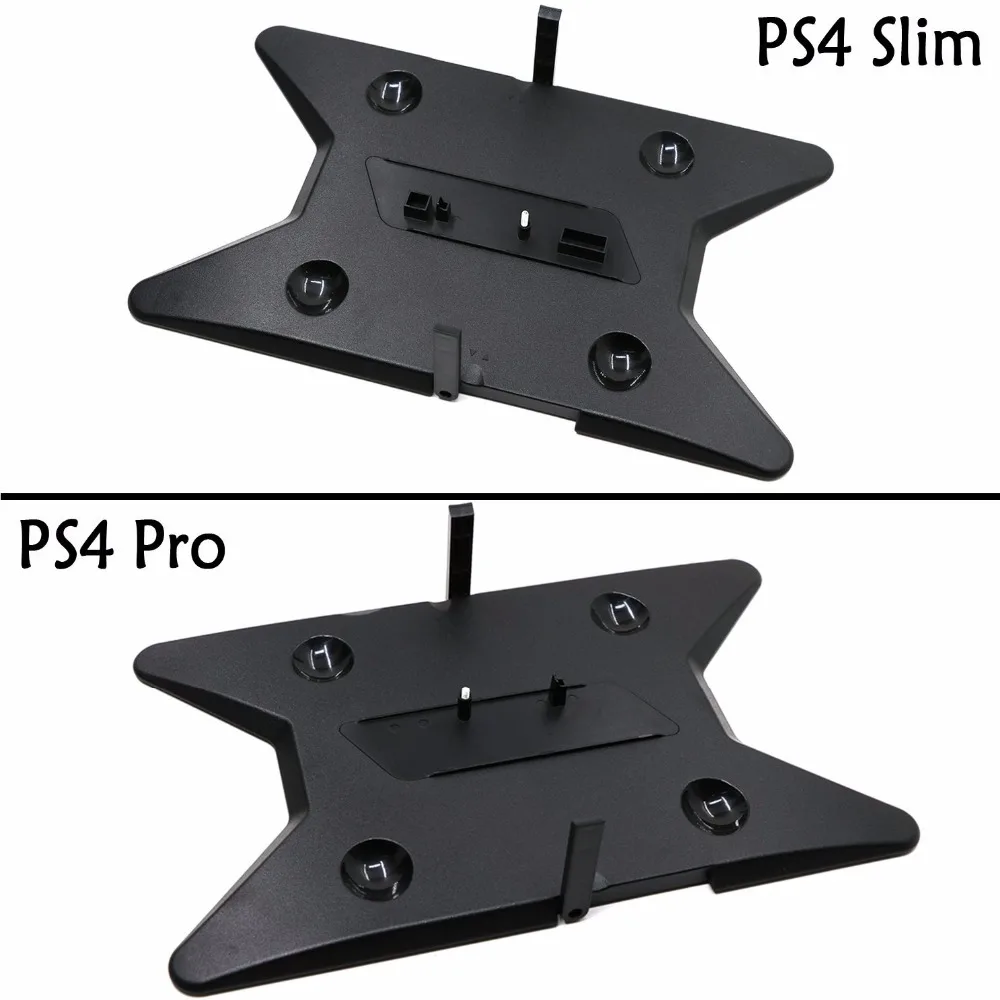ТОНКАЯ вертикальная подставка для PS4 Pro / 2 в 1 с двойным держателем контроллера и
