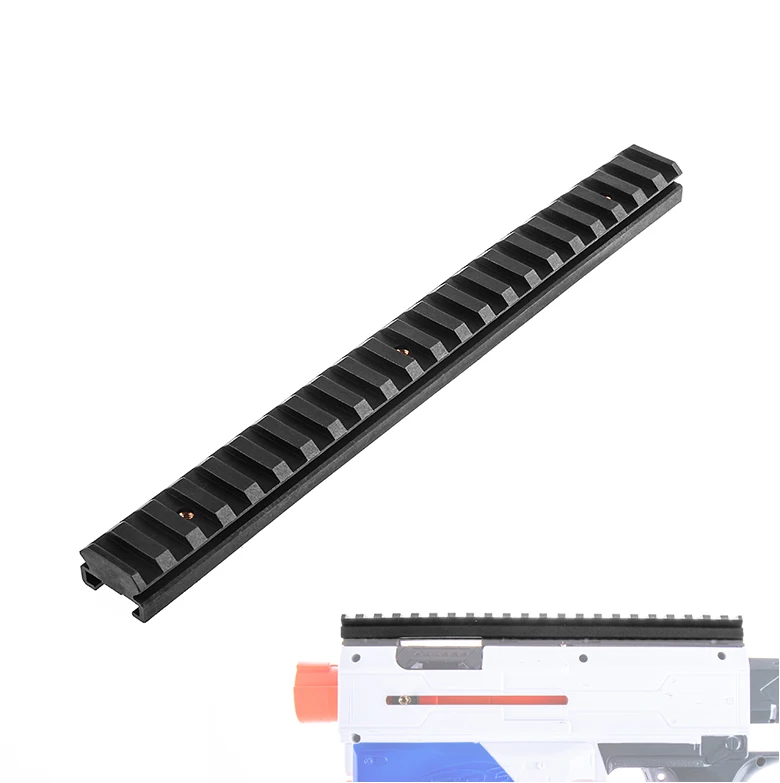 Рабочий Mod 3/5/7/10/15/16/19/22 см Пикатинни для Nerf Blasters/изменить игрушка Цвет черный