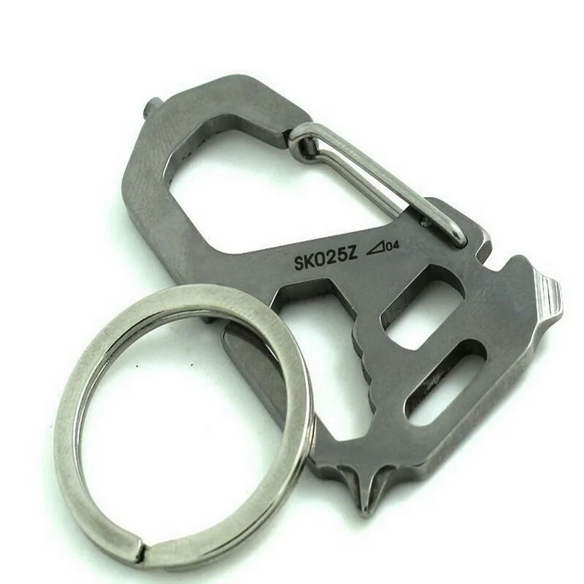 Карабин брелок многофункциональные гаджеты портативный инструмент самозащиты