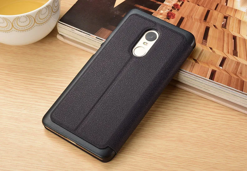 Глобальная версия xiaomi redmi note 4 кожаный чехол с откидной крышкой для телефона note4 pro