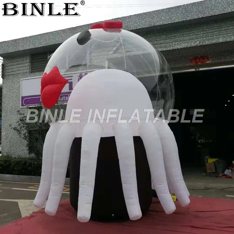 Уличный рекламный мобильный милый гигантский надувной осьминог Мультяшные