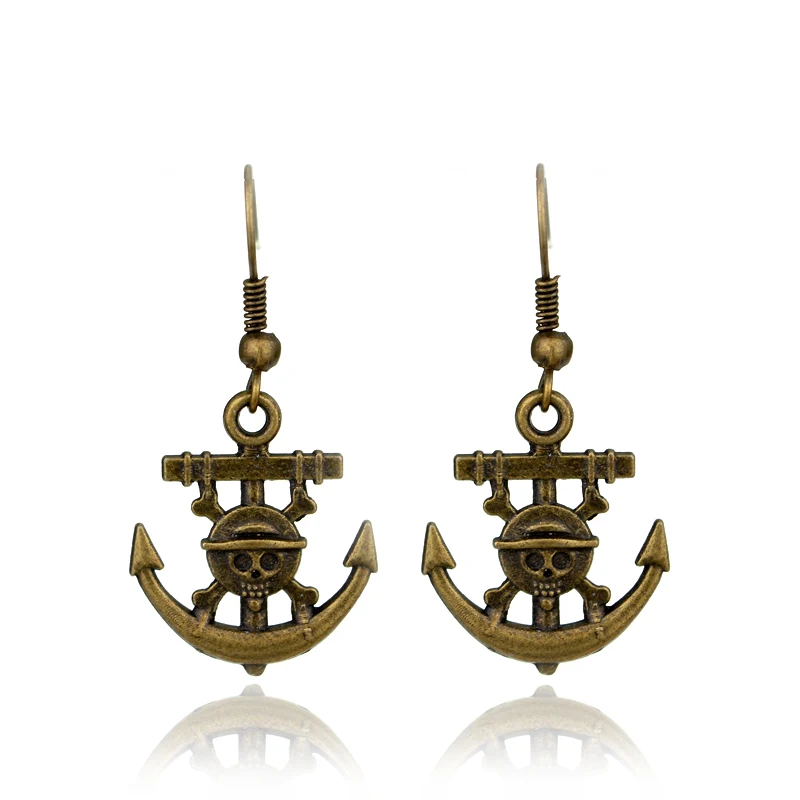 Цельные серьги Boa Hancock Zoro для женщин и мужчин аниме косплей ювелирные изделия