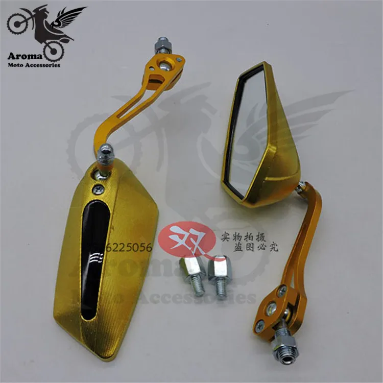 Зеркало заднего вида для мотоцикла разноцветное универсальное зеркало питбайка