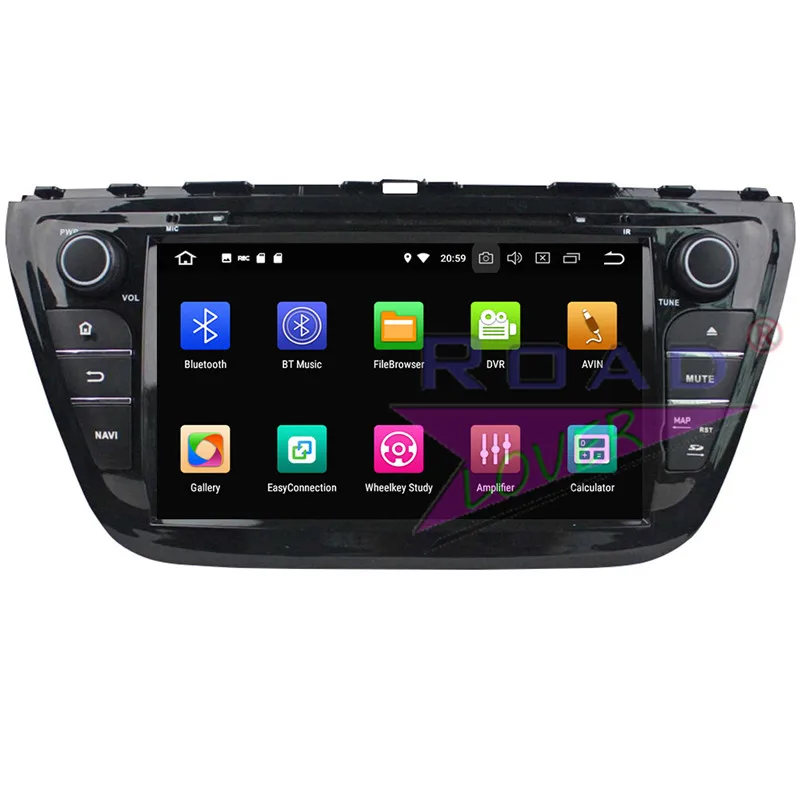 Roadlover Android 9 0 автомобильный ПК Мультимедийный DVD-плеер авторадио для Suzuki SX4 S Cross 2014
