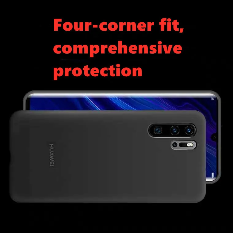 Huawei P30 Pro Чехол от huawei официальный жидкий силиконовый защитный чехол из микрофибры односторонний huawei P 30 P 30Pro
