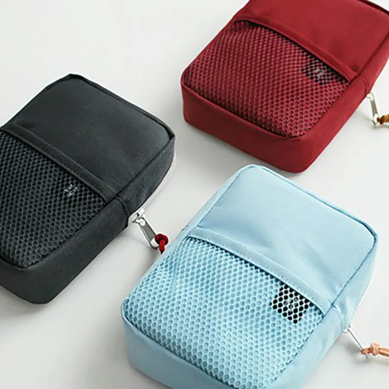 Дорожная сумка для хранения Портативная с цифровым кабелем аксессуары
