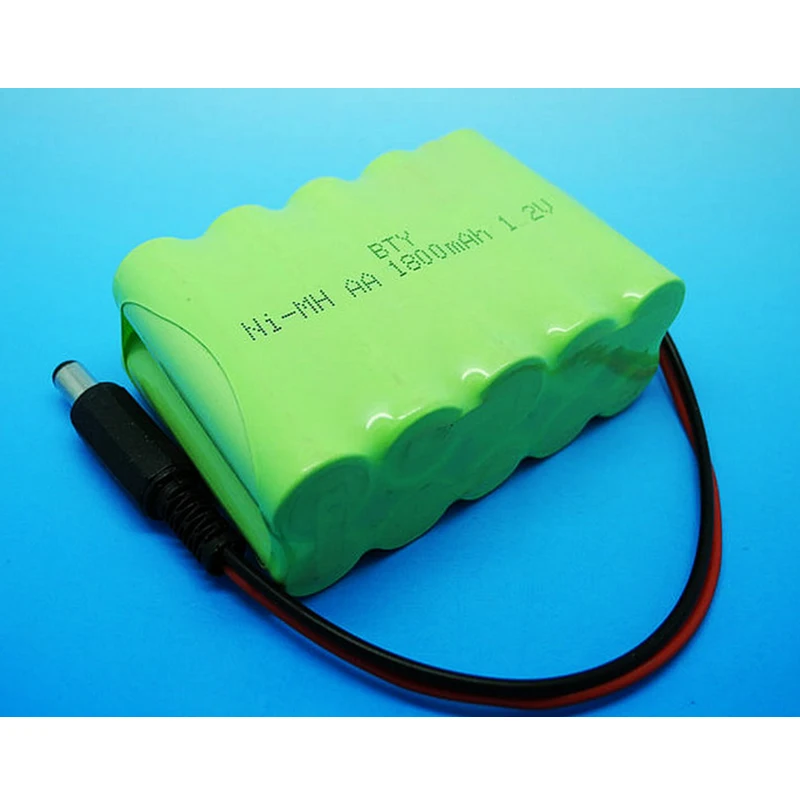 

2016 New High Quality 4PCS BTY Ni-MH AA 1800mAH 12v Rechargeable Batteries Battery With Plug For Power Tools Electric Toys