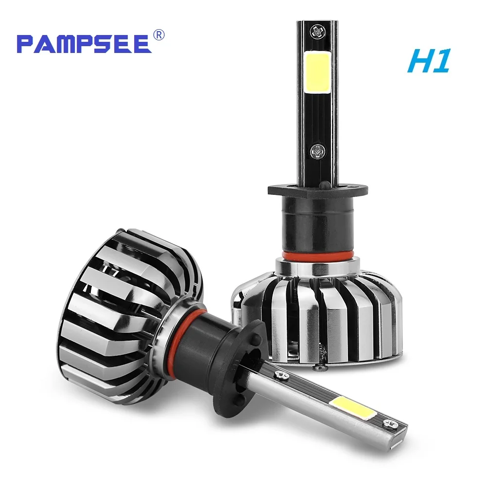 PAMPSEE светодиодная Автомобильная фара N7 8000 высокая световая Лампа H1 H3 H4 H7 H13 880 H27 HB1