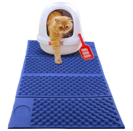 Водонепроницаемый коврик для кошачьих туалетов складной двухслойный спальный EVA