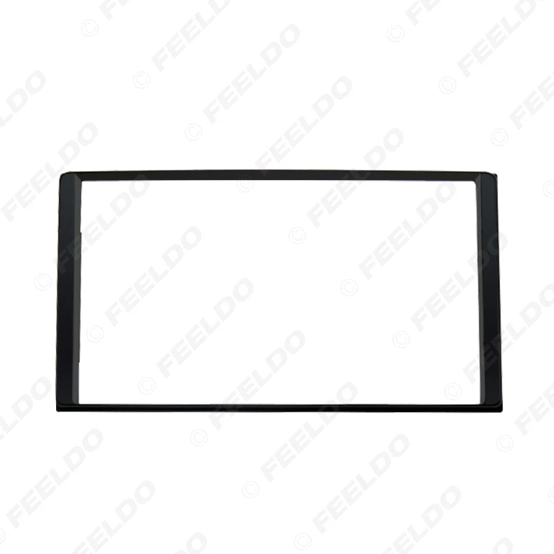 Двойная Рамка FEELDO Din 173X98mm для автомобильного DVD-радио фасциа KIA Fiesta 2006 рамка