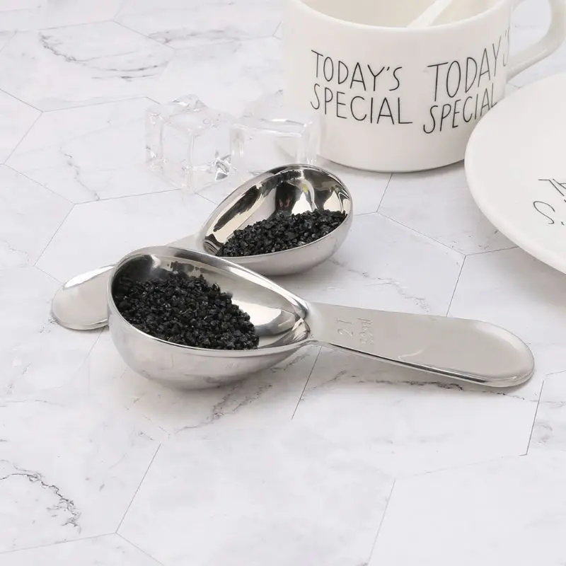 2 шт. мерная ложка из нержавеющей стали ароматизирующая столовая 1Tbsp 15 мл и 2Tbsp 30