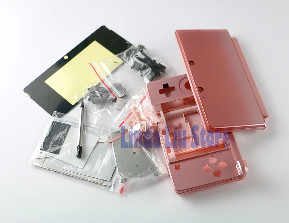 

6sets/lot For 3DS Shell Game Console replacement full housing cover case with Buttons kit