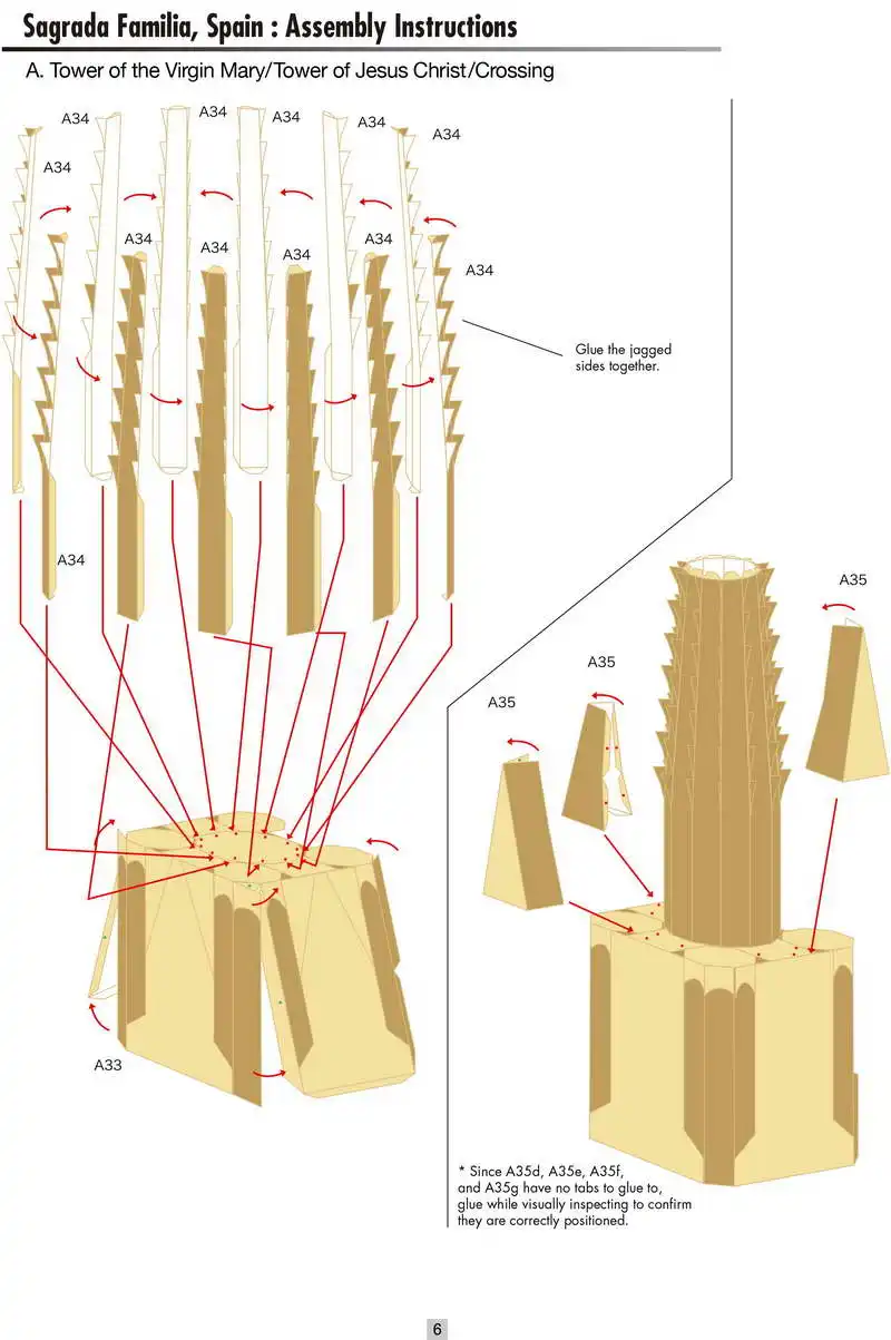 DIY Sagrada Familia, Испания Ремесленная Бумажная модель архитектура 3D DIY обучающие игрушки ручной работы игра-головоломка для взрослых