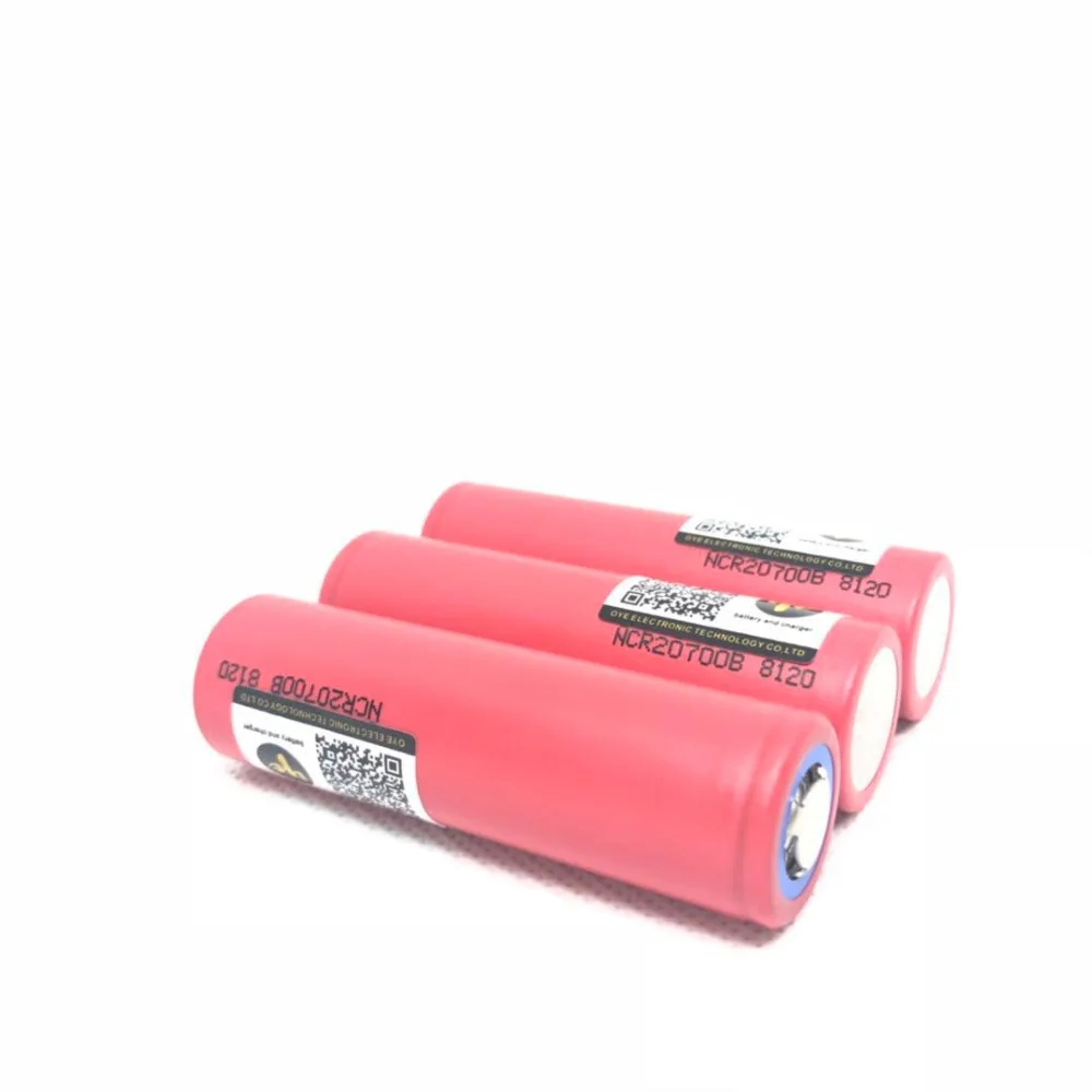 3 шт. 20700B Аккумулятор для Sanyo NCR20700A 4250 мАч 20A литий ионный высокой скорости Батарея