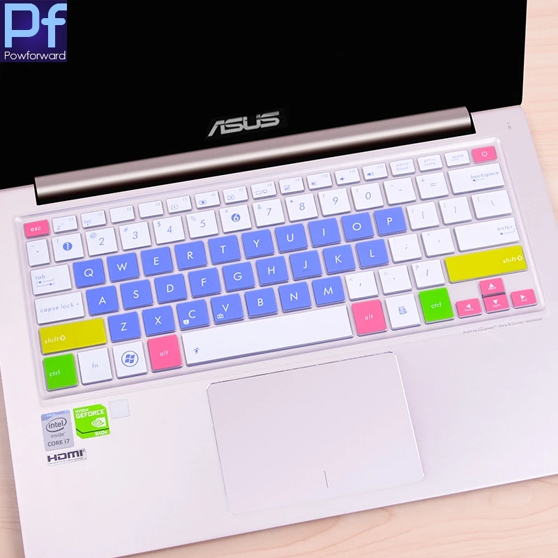 Силиконовая клавиатура защитная крышка для 13,3 дюймов ASUS ZenBook флип UX360CA UX360C UX360CA U310 UX310 UX330 UX330U UX330UA UX330C