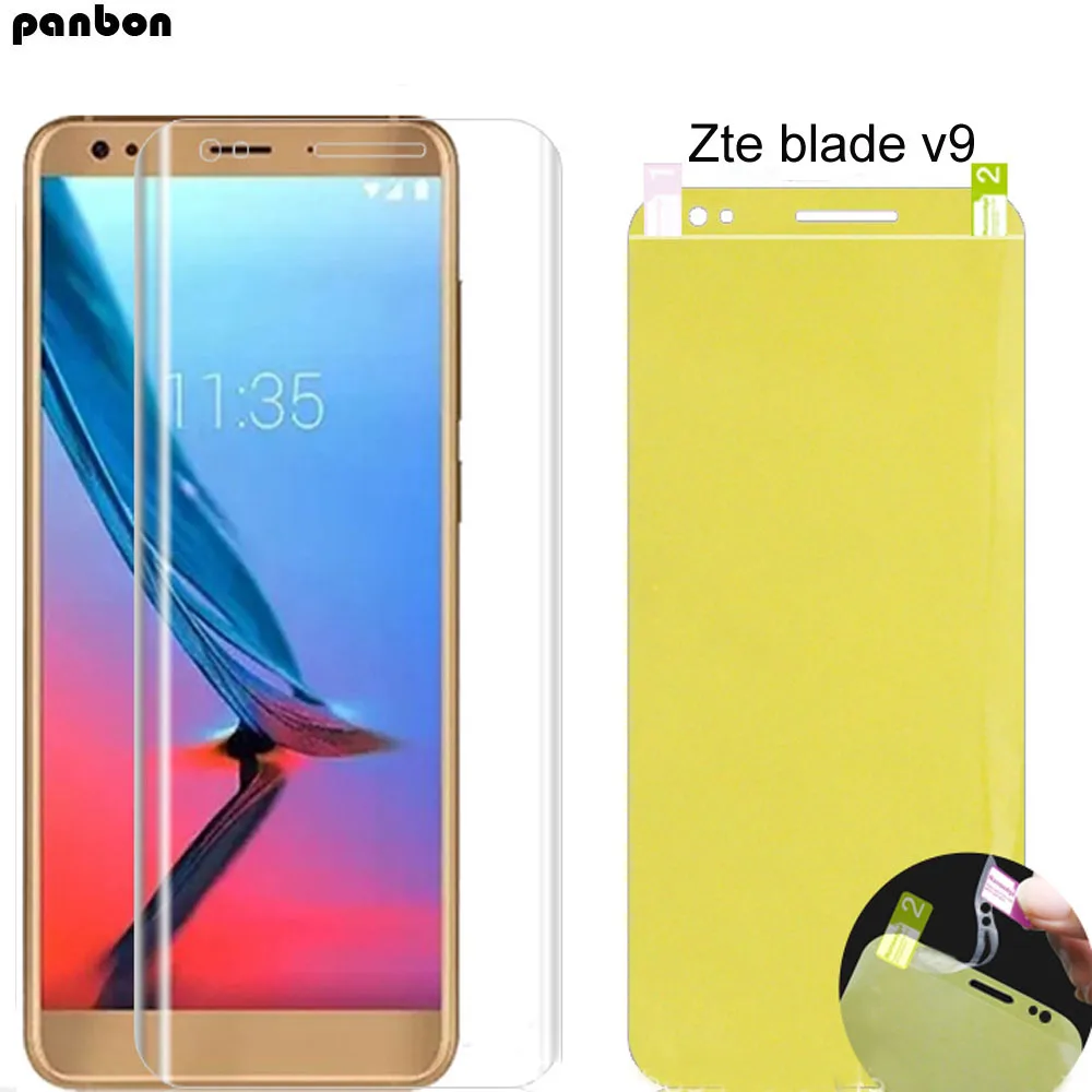 Мягкая Взрывозащищенная 3d нанопленка для zte v9 ультратонкая Защитная пленка