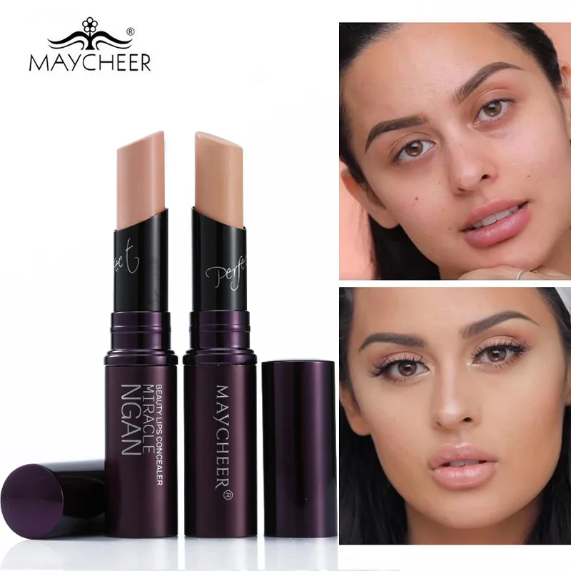 Маскирующее средство для макияжа Maycheer 2 цвета грунтовка базовый контур палочек