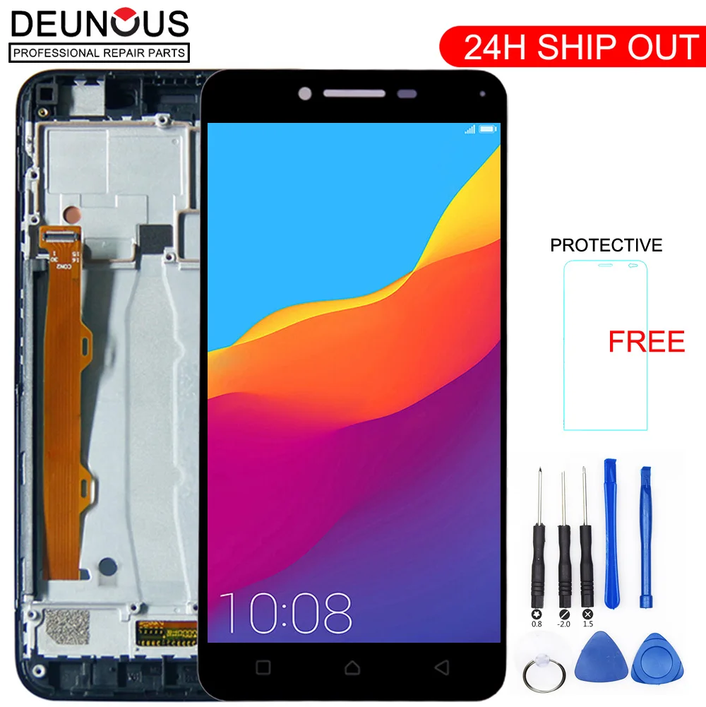 Новый 5 0 &quot1280x720 IPS для Lenovo K5 ЖК-дисплей сенсорный экран дигитайзер с рамкой Vibe