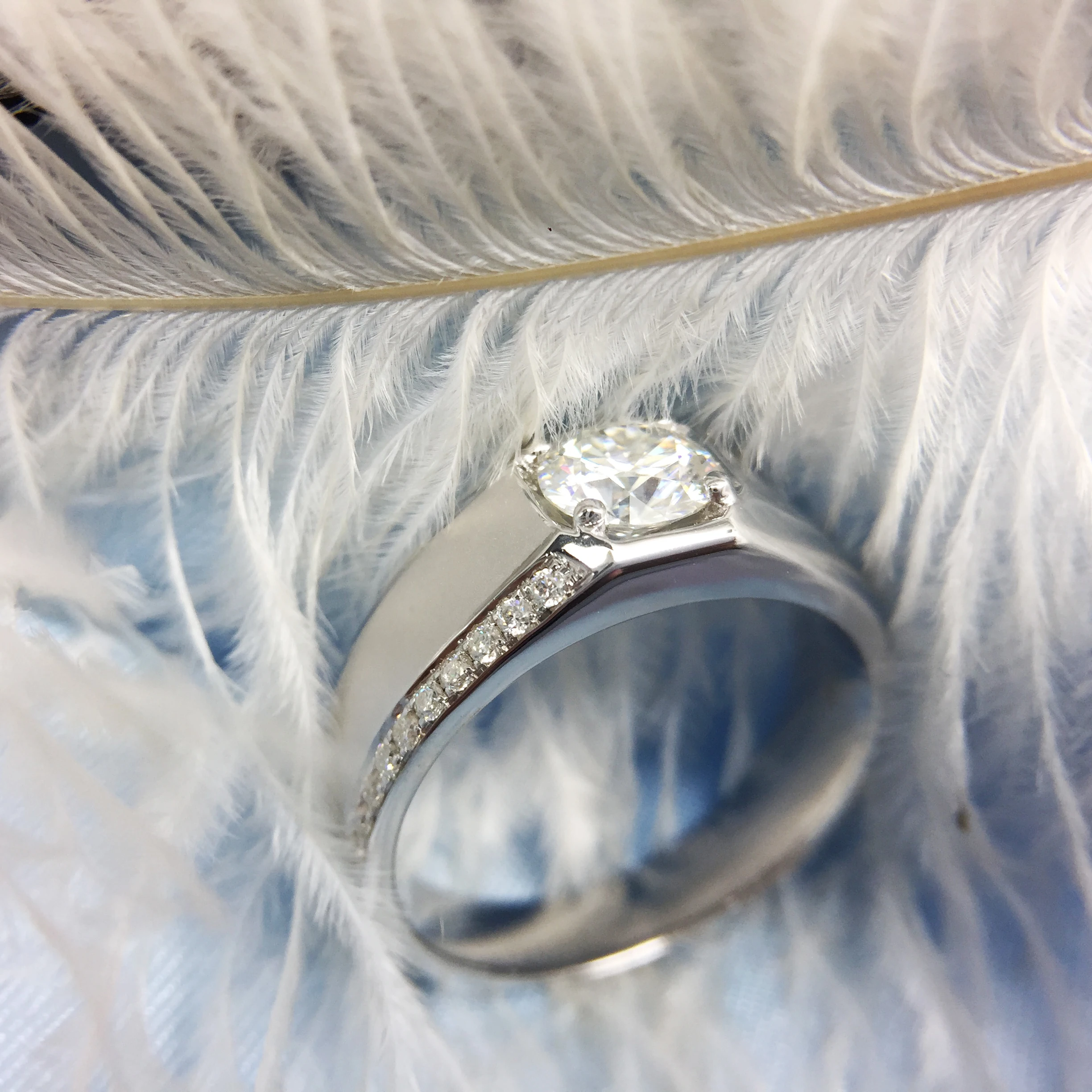 Мужское кольцо с муассанитом 1 карат золото 100% пробы 14 к 585 | Украшения и