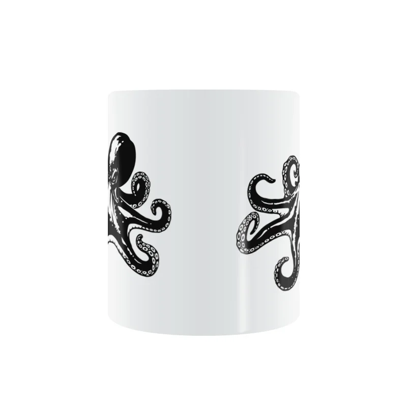 Осьминога океан кальмар кружка Кофе молока творческая керамическая сделай себе