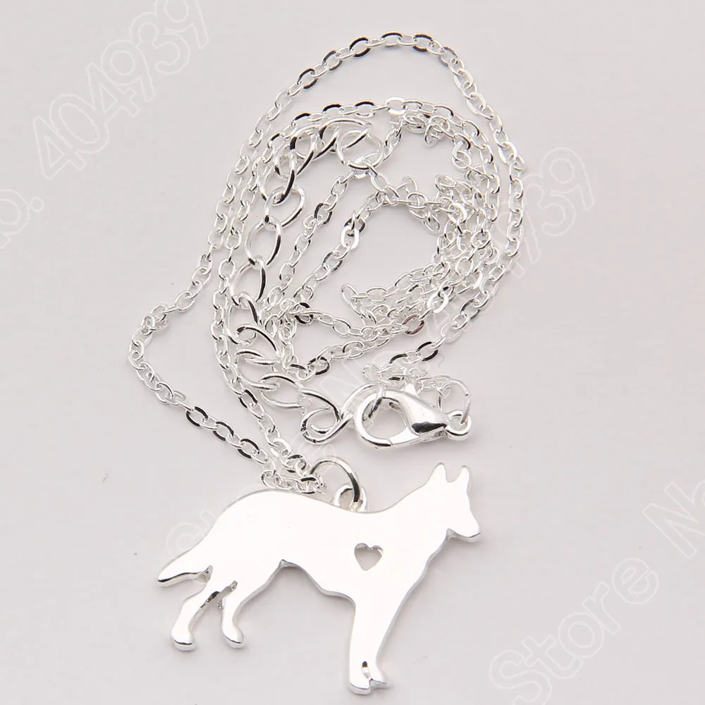 Ожерелье в виде немецкой овчарки Рождественский подарок на память с собакой