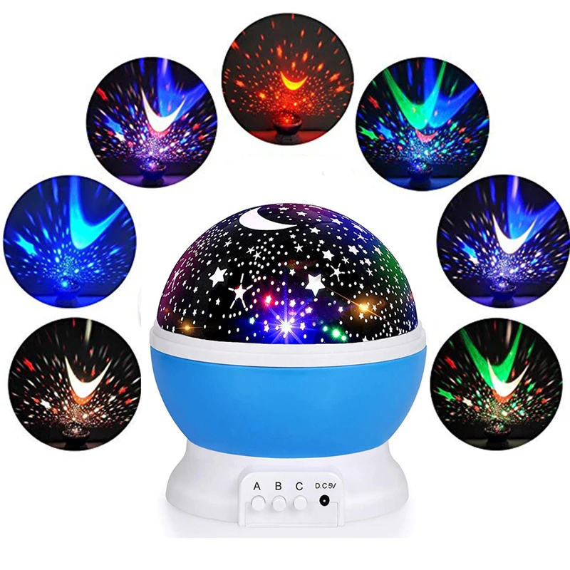 Лунная звезда Ночной светильник проектор настросветильник чные настольные