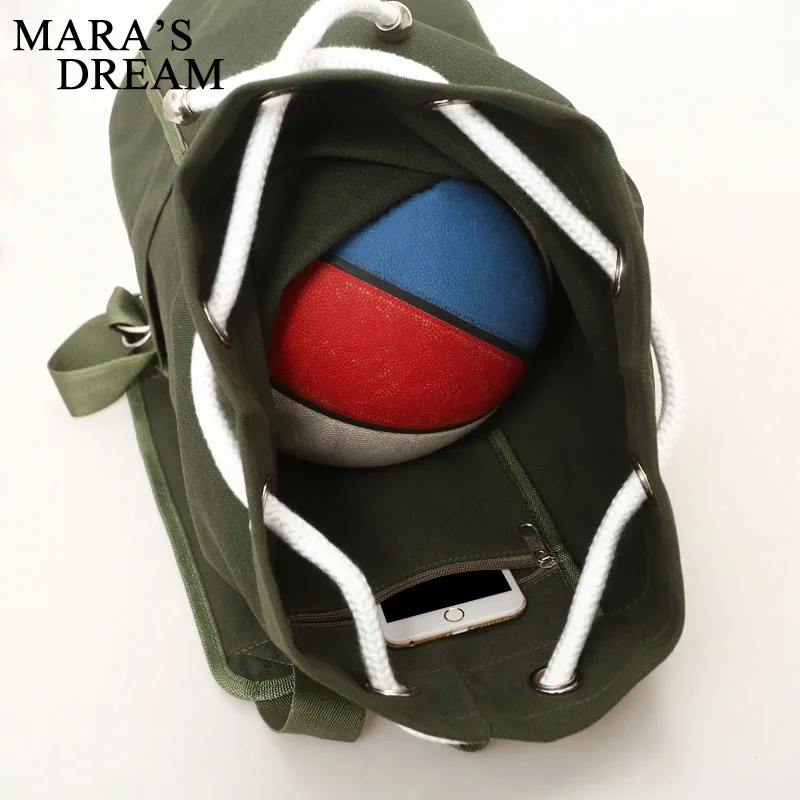 

Mara's Dream Men travel bag New canvas drawstring Men backpacks large capacity Multifunction casual Men travel backpacks