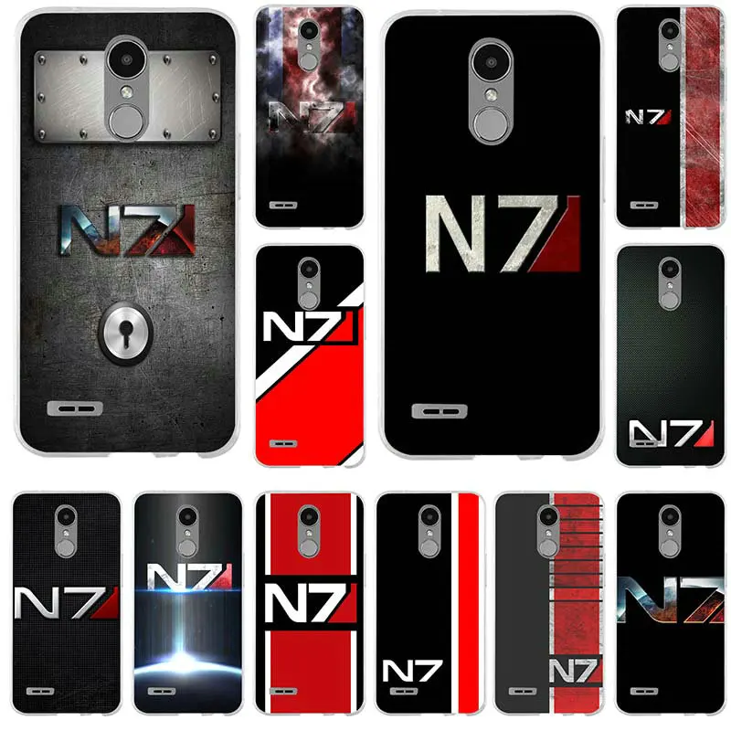 Cool Аниме Mass Effect N7 мягкий прозрачный чехол для телефона LG G2 G3 мини G4 G5 G6 K4 K7 K8 K10 2017 V10