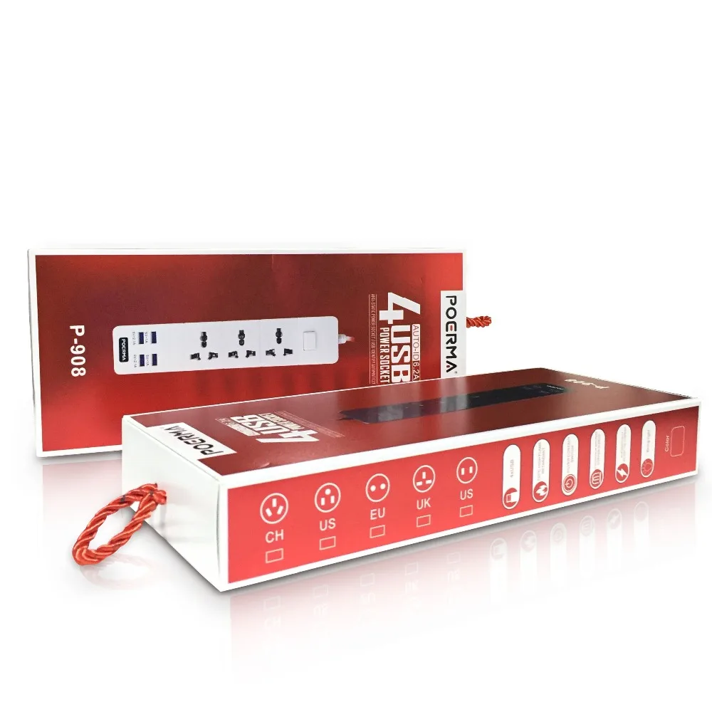 Умный дом стандарта 4) штепсельная USB 3 Порты электронный таймер разъем Мощность