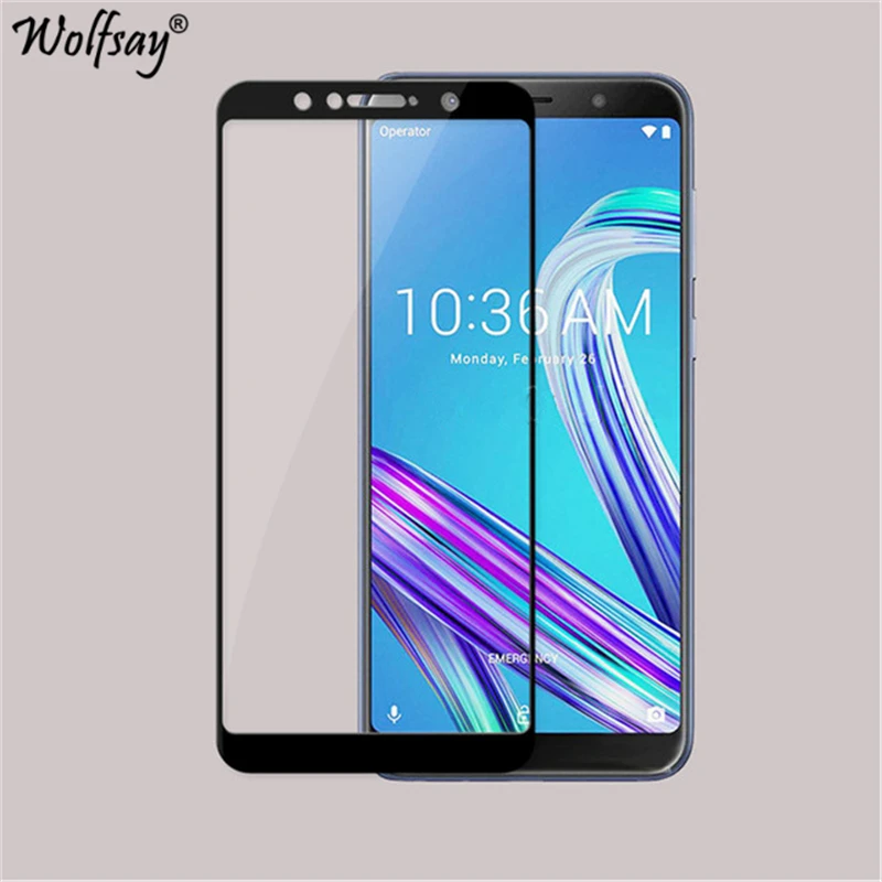 2 шт. Защитное стекло для Asus Zenfone Max Pro M1 ZB602KL закаленное ZB601KLFilm X00TD|Защитные стёкла и
