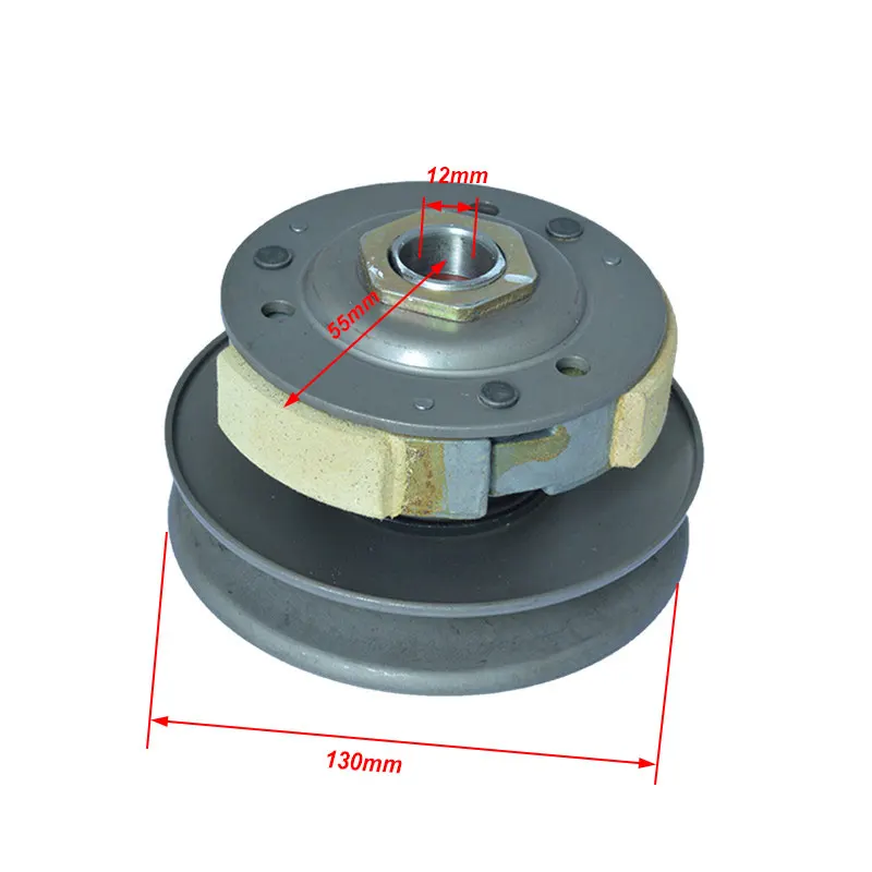 

Motorcycle Belt Pulley Driven Wheel Clutch Assembly Cover Component for Honda WH100 GCC100 SCR100 SPACY100 Spare Parts