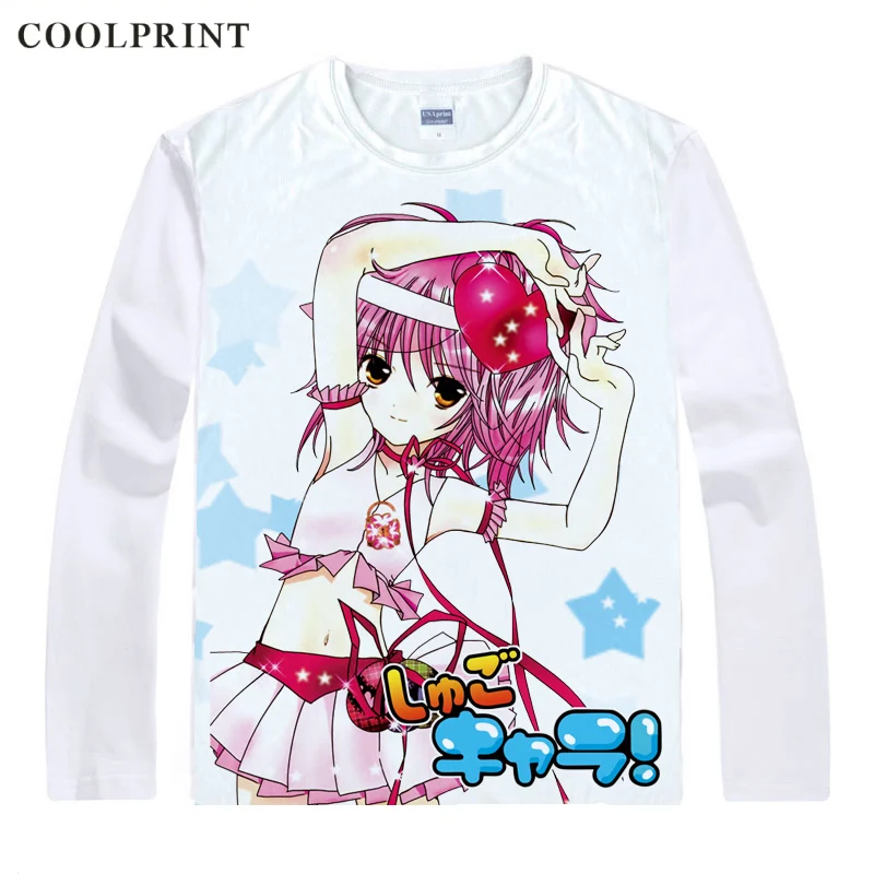 Футболки Shugo Chara с надписью My Guardian рубашки длинным рукавом разных стилей
