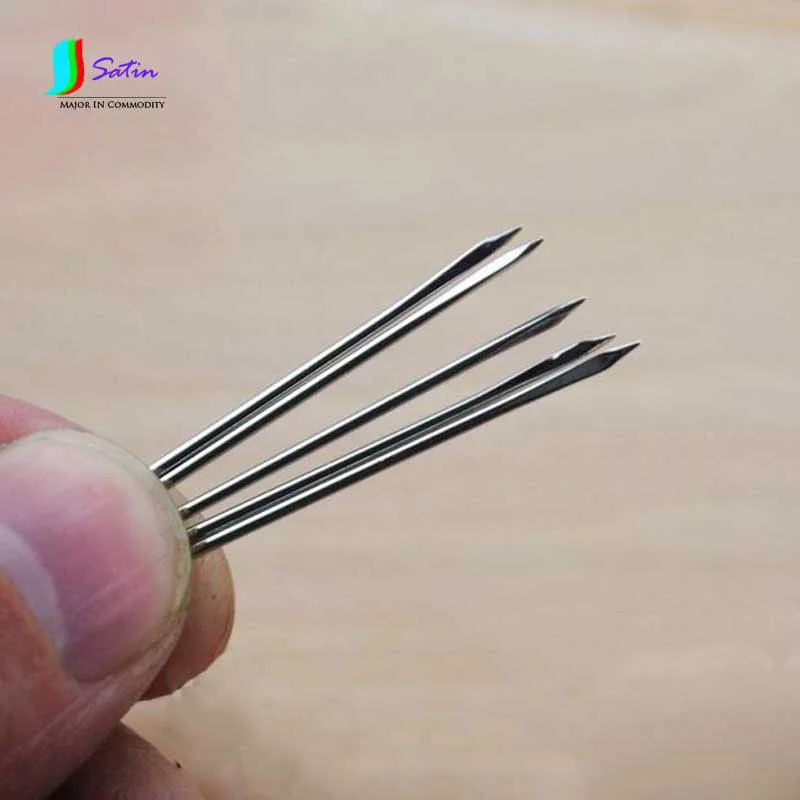 12 шт. DIY холст, мех, кожа, инструменты треугольные Швейные иглы ручной Craf Вя