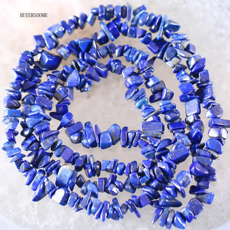 Blue lapis lazuli Свободные бусины подходят ожерелье браслет серьги для женщин девочек 5x8 мм натуральные камни Lapis Кристалл розовый кварц опал гранат строка 35" - Цвет: Blue lapis lazuli
